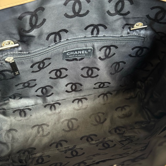 Chanel Calfskin Quilted Cambon Flap in Beige - Picture 9 of 10